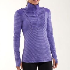 [8]Lululemon Run: Your Heart Out Pullover Ruffles Purple